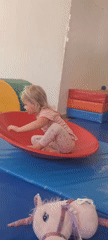 Mother and daughter enjoy playtime at Israeli indoor playground