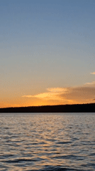 Golden hour along the Kama River in Chaikovsky