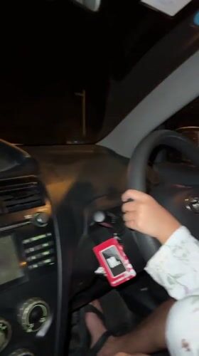Young driver captured on video in Pa Khlok, Thailand
