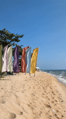 Morning beach scenes documented along Phú Quốc coastline