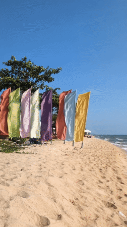 Morning beach scenes documented along Phú Quốc coastline