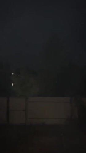 Evening domestic scenes documented in Vasilyevo, Russia yard