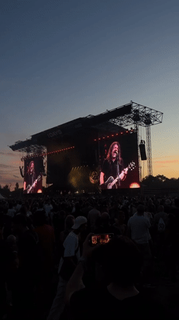 Foo Fighters headline Milan's IDAYS Festival at sunset