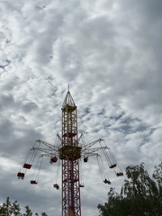 Ordinary day captured at Izhevsk amusement park