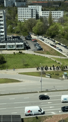 Group of 15-20 people gather in Sofia, Bulgaria