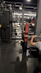 Gym workout session captured in Kediri, Indonesia
