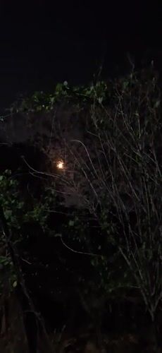 Nighttime observations recorded over two hours in rural Venezuela