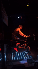 Person exercises on stationary bike in Puebla room