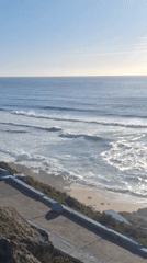 Sunny beach day captured on video in Ahrara, Morocco