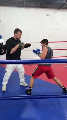 Boxing training and outdoor vegetation documented in Blagoevgrad