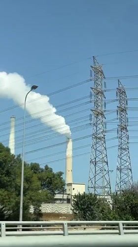 Power plant operations observed in Hadera, Israel