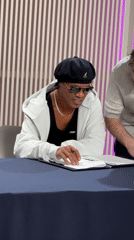 Ronaldinho signs autographs in Yerevan, Armenia