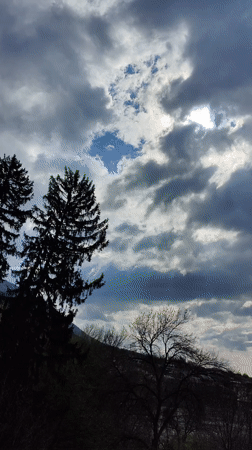 Morning mountain views captured in Karlovo, Bulgaria