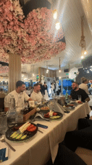 Wedding reception celebration captured at Plovdiv restaurant venue