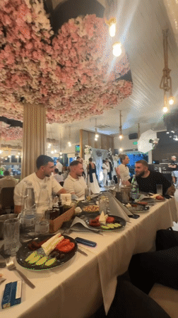 Wedding reception celebration captured at Plovdiv restaurant venue