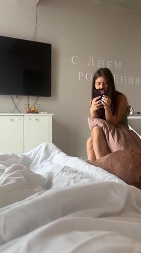 Quiet morning moments captured in Russian household