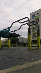 Calisthenics training observed at outdoor gym in Burgas, Bulgaria