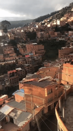Political celebration with traditional music and dance held in La Paz