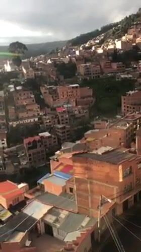 Political celebration with traditional music and dance held in La Paz