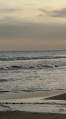 Tropical beach morning documented by witnesses over 35-minute span