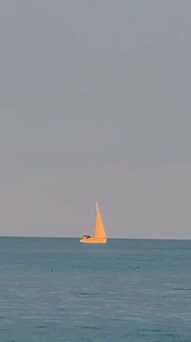 Sunset hour on the Varna Black Sea coast