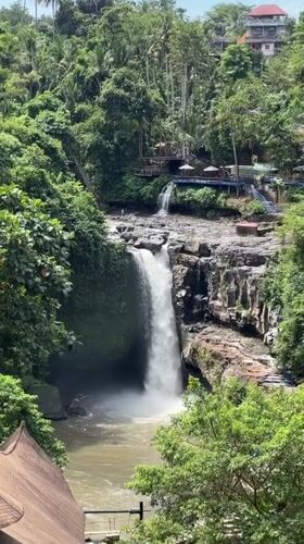 Tourists explore waterfalls, bridges, photo spots in Sukawati Indonesia