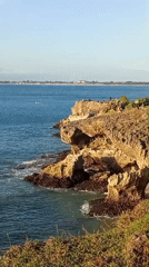 Morning clifftop ocean views captured in Kuta Selatan, Indonesia