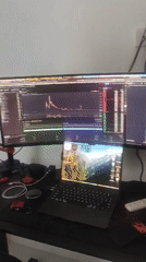 Morning moments in Abiansemal: workspace, barking dog, gaming chair
