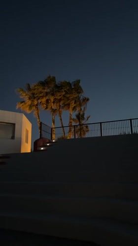 Evening hotel scenes captured in Noto, Italy