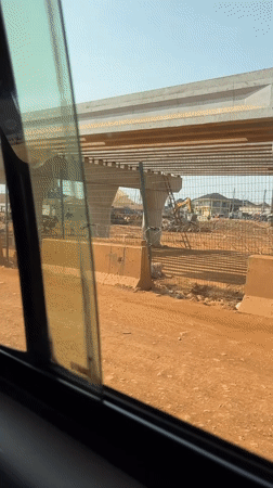 Morning scenes of construction, commerce captured in Keffi, Nigeria