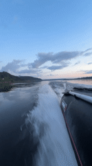 Evening boat ride on the Kama River, Chaikovsky