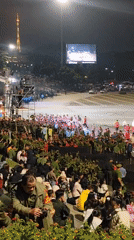 Major ceremonial night event fills Da Lat's central plaza