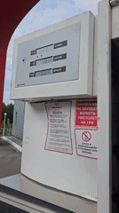 Routine gas station stop documented in Chaikovsky, Russia