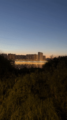 Evening waterfront scenes captured in Moscow area