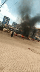 Street fires and smoke observed in Ndenderu ward, Kenya