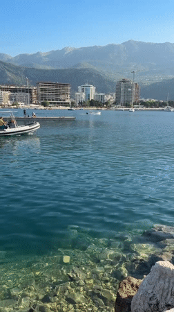 Clear-water morning along the Budva coastline