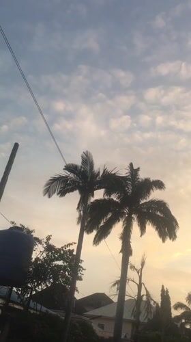 Evening scenes captured across two Nigerian neighborhoods