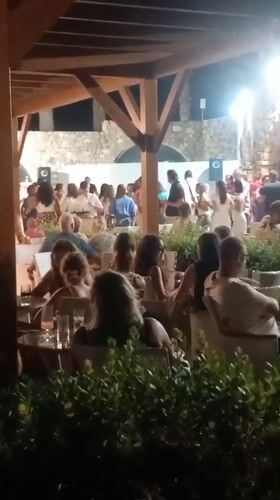 Casual afternoon browsing and socializing in Kos, Greece