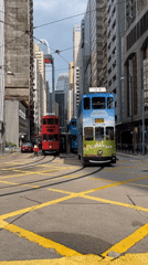 Morning street scenes captured in central Hong Kong
