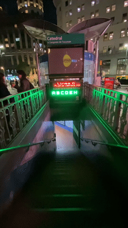 Evening stroll through historic Buenos Aires landmarks captured