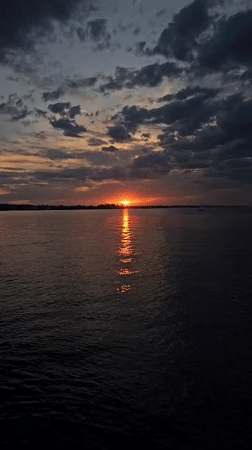 Golden hour over Lake Constance from the Rorschach shore