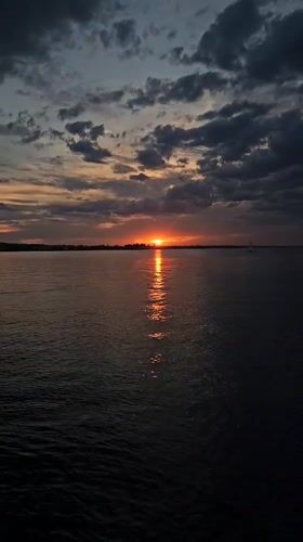 Golden hour over Lake Constance from the Rorschach shore
