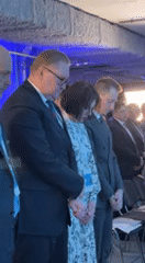Formal group observes moment of silence in Kyiv gathering