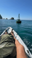 Morning kayaking and boat tour off Budva coast