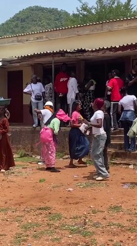 Community gathering with dancing documented in Lokoja, Nigeria