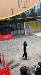 Morning activities captured across Jiangjin: skateboarding, museum visits, VR gaming