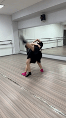Dance group practices routine at Votkinsk studio