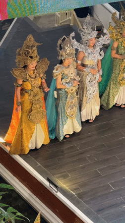 Traditional dance performances and beach activities observed in Denpasar