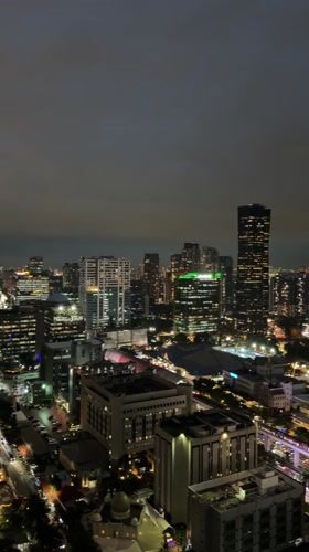 Elevated views captured of South Jakarta cityscape Wednesday morning