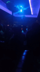 Nightclub gathering captured by witnesses during evening hours